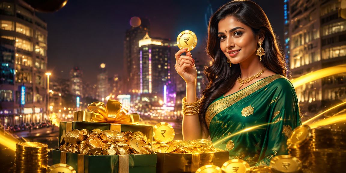 Live casino dealer hosting games in India