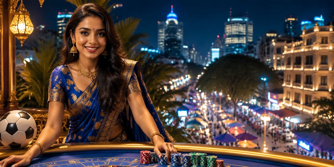 User playing online slots on a mobile device in India